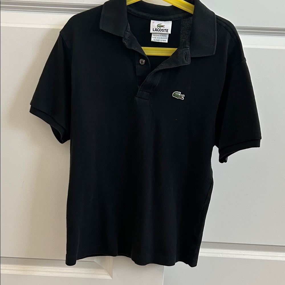 Lacoste Kids Polo in Black